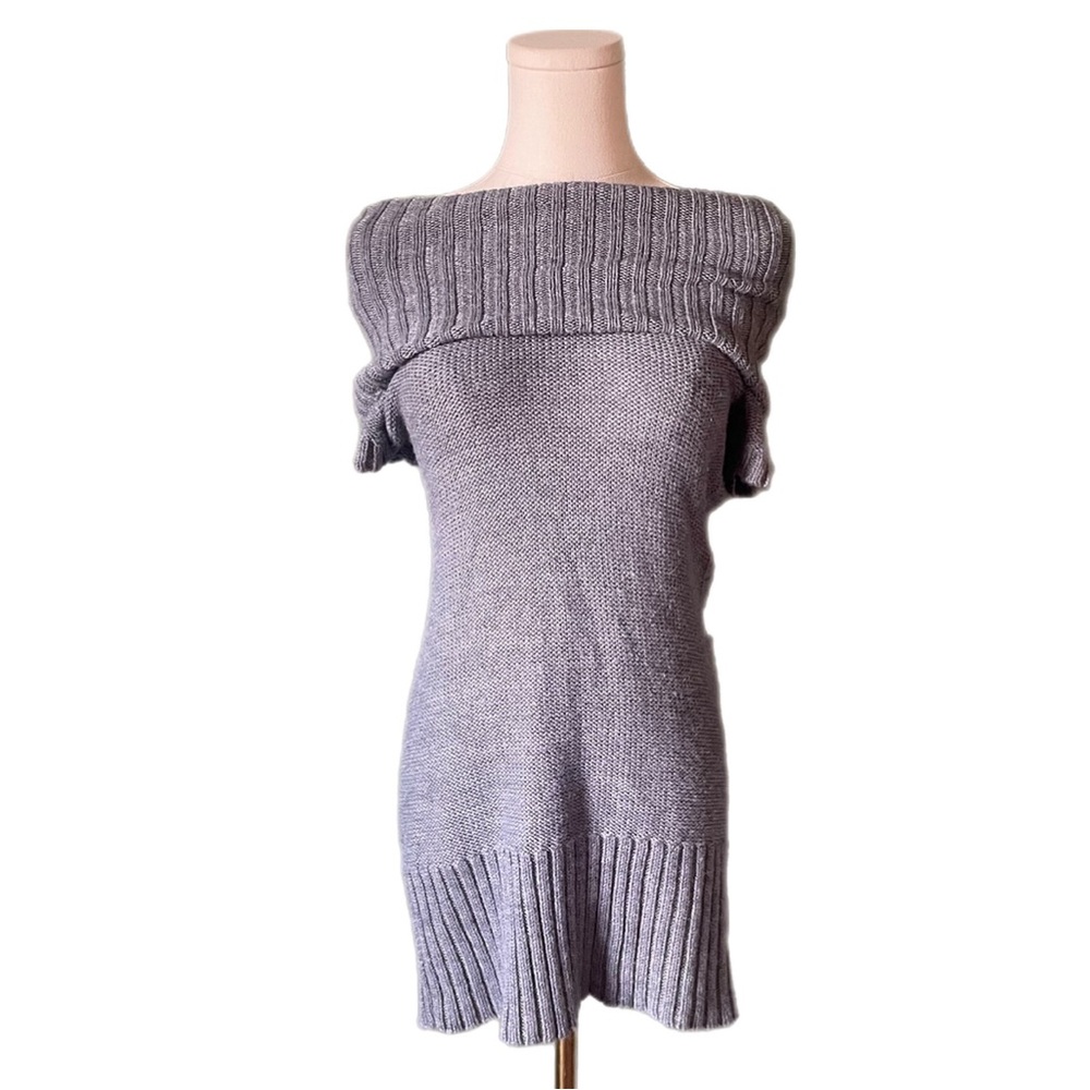 ♢ Off The Shoulder Sweater Mini Dress